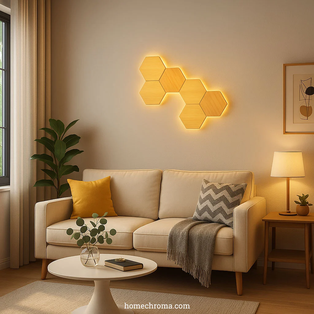 Nanoleaf Elements Wood Look Hexagons Review: Nature-Inspired Ambient Lighting