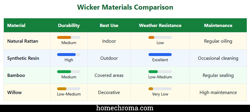 Rattan vs Wicker Furniture: Understanding the Key Differences