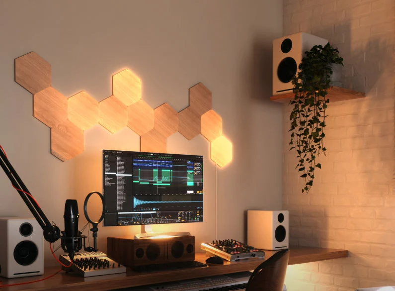 Nanoleaf Elements Wood Look Hexagons Review: Nature-Inspired Ambient Lighting