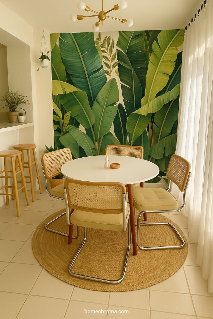 Here's Our Top 7 Banana Leaf Wallpaper Ideas For An Instant Mood Boost at Home