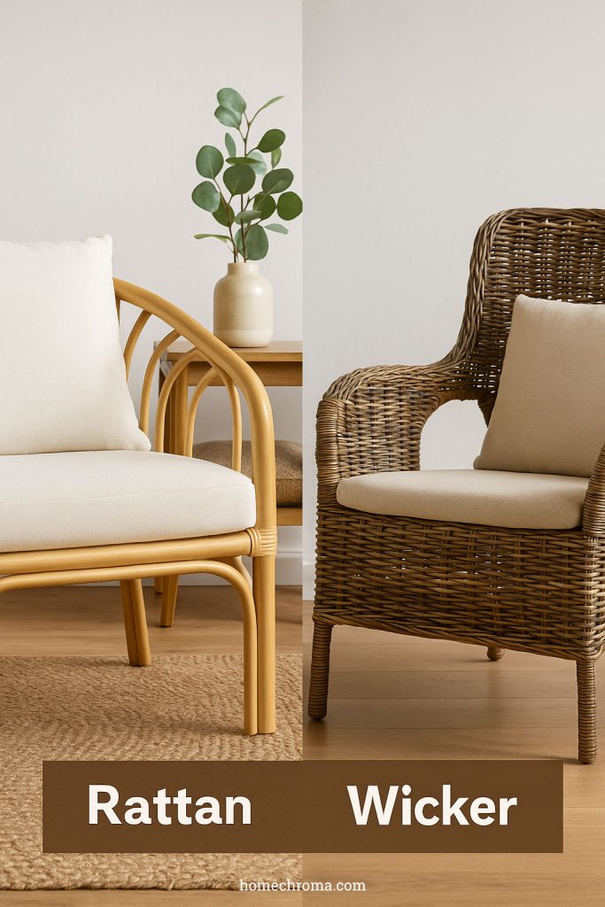 Rattan vs Wicker Furniture: Understanding the Key Differences