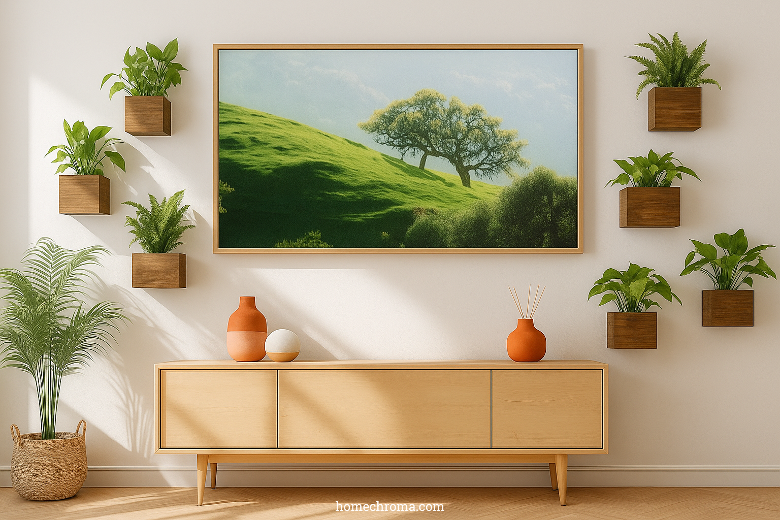 7 Best Samsung Frame TV 65" Setups for Your Modern Biophilic Living Room