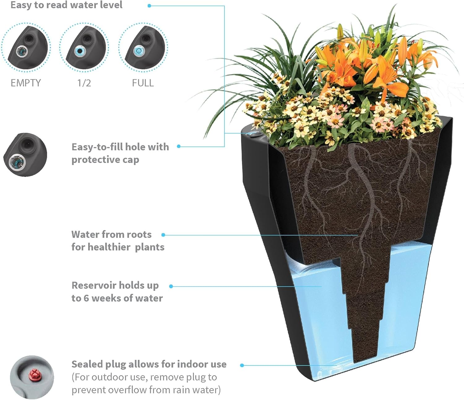 3 Low-Fuss Self-Watering Planters That Save Forgetful Plant Parents (And Their Plants)