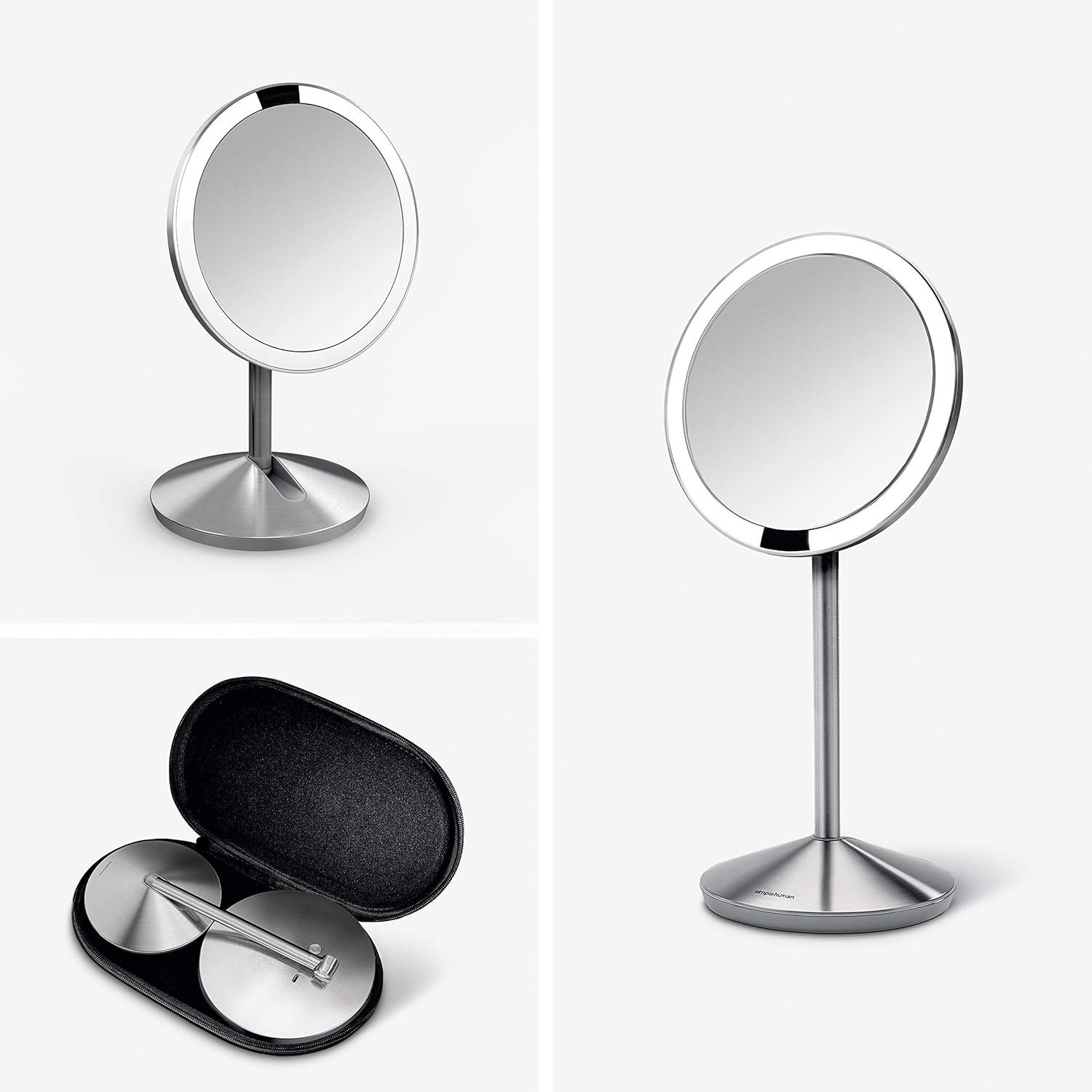 Simplehuman Mirror: True-Color Lighting for Skincare